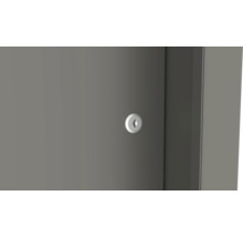 Detailansicht einer abschließbaren Tür