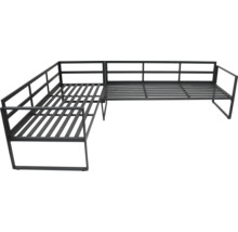 Eckbettgestell aus Metall