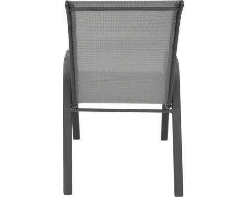 Gartenstuhl mit Textilbespannung, Rückansicht