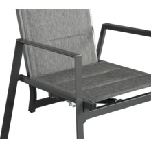 Gartensessel mit Armlehne und Textilbezug