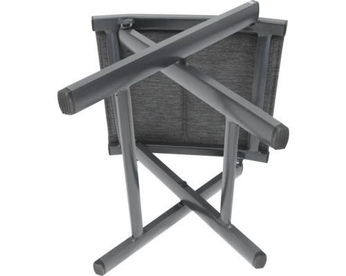 Ansicht des Untergestells eines Klappstuhls