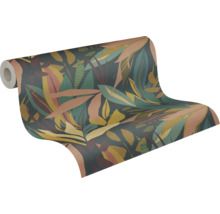 Tapetenrolle mit floralem Muster