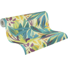 Tapetenrolle mit Blättermuster