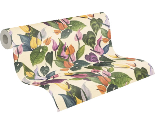 Tapetenrolle mit Pflanzenmuster