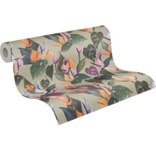 Tapetenrolle mit Pflanzenmuster