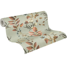 Tapetenrolle mit Pflanzenmuster