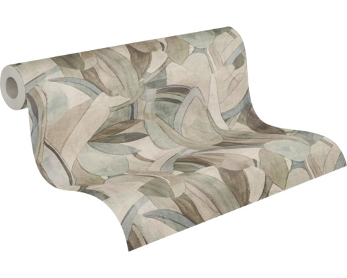 Tapetenrolle mit Blättermuster