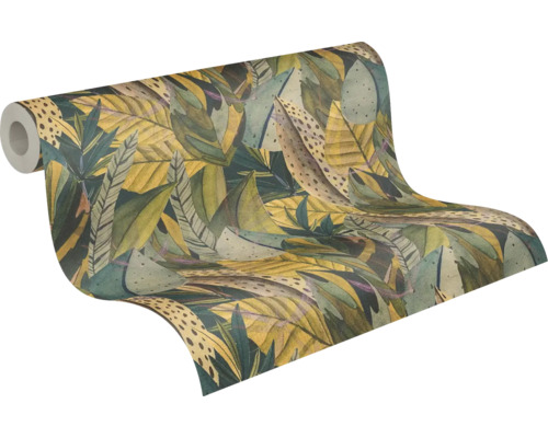 Tapetenrolle mit Blättermuster