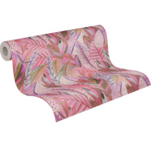 Tapetenrolle mit floralem Muster