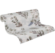 Tapetenrolle mit Blätterdessin