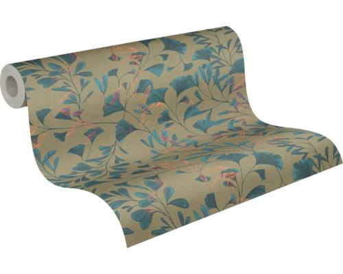 Tapetenrolle mit Blattmuster