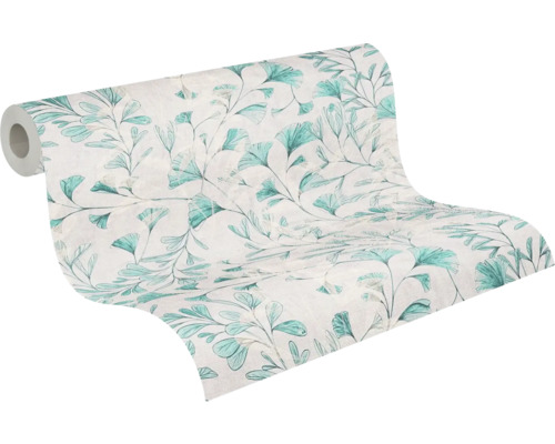 Tapetenrolle mit Blattmuster