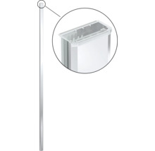 Duschkabinenprofil mit Vergrößerung der oberen Ecke