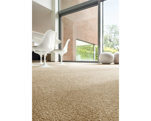 Innenraum mit Teppichboden, Stühlen und großem Fenster