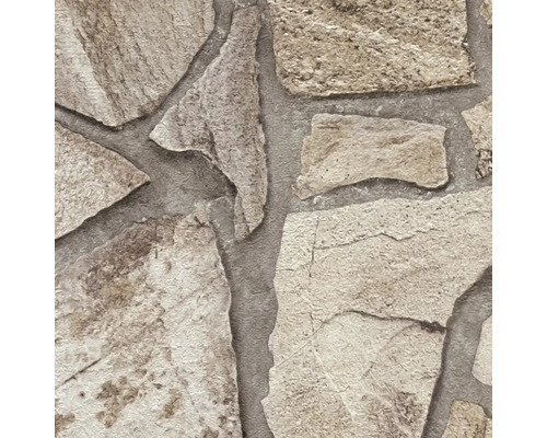 Detailaufnahme einer Tapete mit Steinmuster