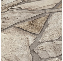 Nahaufnahme einer Tapete mit Steinmuster