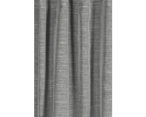 Grauer Vorhang mit textilem Gewebe