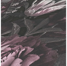 Nahaufnahme einer Tapete mit floralem Muster