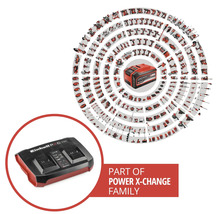 Einhell Power X-Change Akkuladegerät und zugehörige Produktfamilie