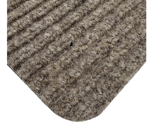 Detailansicht einer Fußmatte mit Rippenstruktur