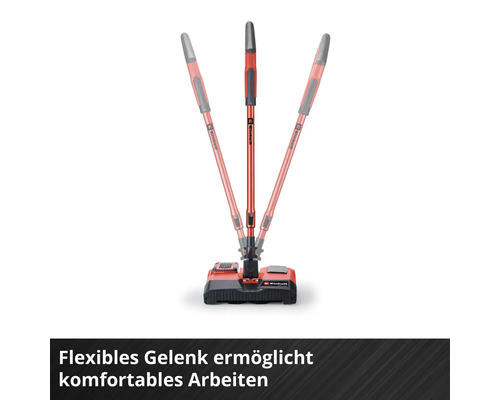 Einhell Akku Besen mit flexiblem Gelenk