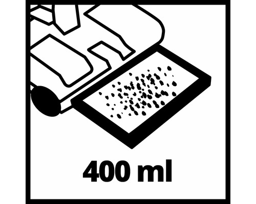 Symbol für 400 Milliliter Fassungsvermögen