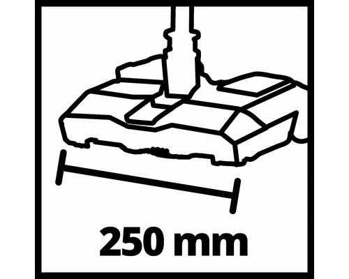 Symbol für eine Bohrmaschine mit einer Bohrtiefe von 250 Millimetern