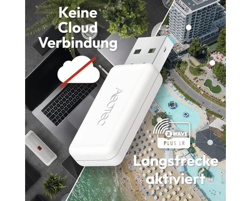 Aeotec Logo Z-Wave Stick für Smart Home Steuerung