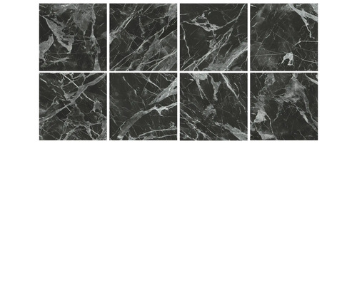 Quadratische Fliesen mit Marmormuster