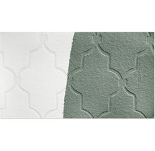 Detailaufnahme einer Dekortapete mit marokkanischem Muster