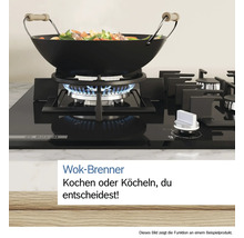 Bosch Kochfeld mit Wok-Brenner und Wokpfanne