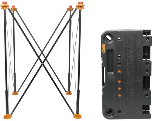 Werkbankfuß und Werkbankplatte