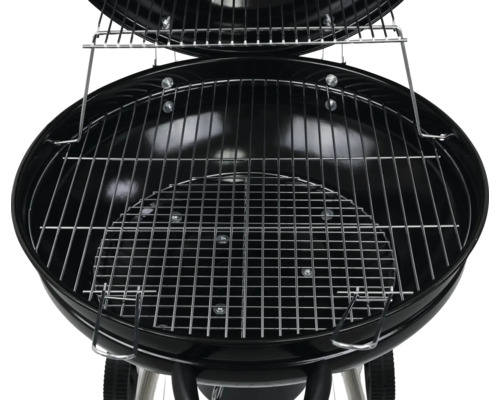 Kugelgrill mit Grillrost und Holzkohlerost