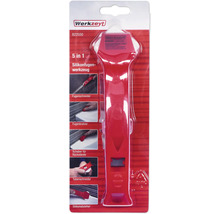 Werkzeyt 5-in-1 Silikonfugewerkzeug zum Schneiden, Entfernen und Glätten von Silikonfugen