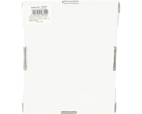 Verpackung eines schwarzen Porträtrahmens, 9x13 cm