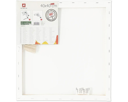 Keilrahmen mit den Maßen 40 mal 40 Zentimeter