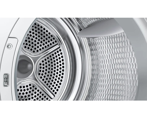 Trommel einer Waschmaschine oder eines Wäschetrockners mit Löchern