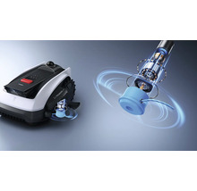 Rasenmähroboter mit abgebildetem Motor