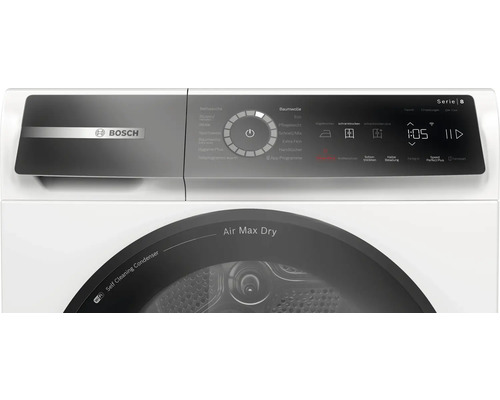 Bosch Waschtrockner der Serie 8 mit Display und Programmwähler