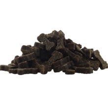 Haufen Hundesnacks in Knochenform