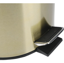 Detailansicht eines Treteimers mit Pedal