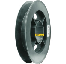 Kabeltrommel aus Kunststoff mit 170 Millimeter Durchmesser