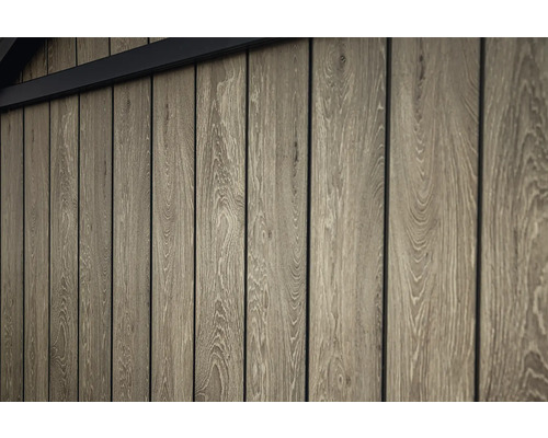 Holzfassade mit Nut- und Federverbindung