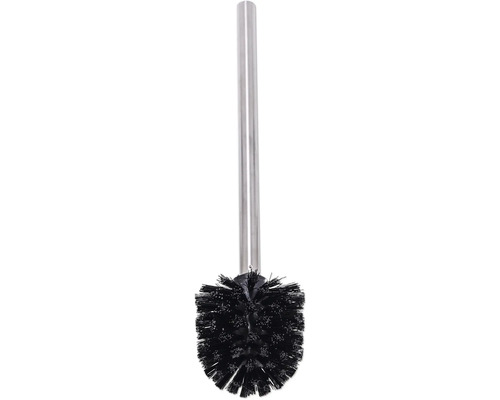 Toilettenbürste mit silberfarbenem Griff