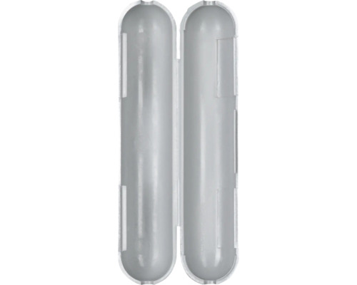 Offene Zahnbürstenbox aus Kunststoff