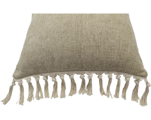 Dekokissen mit Fransen