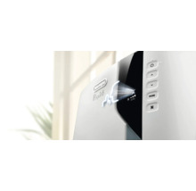 DeLonghi Pinguino Klimaanlage Detailansicht der Bedienelemente