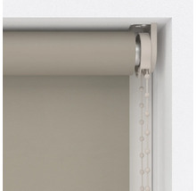 Beige Seitenrollos mit Kettenzug zur Fensterdekoration