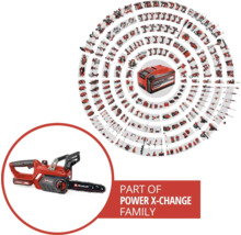 Einhell Power X-Change Akku-Familie mit Kettensäge und Akku