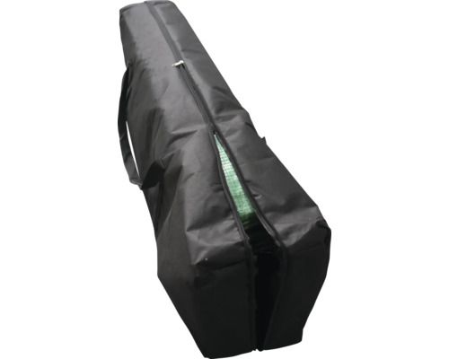 Schwarze Tragetasche mit Reißverschluss